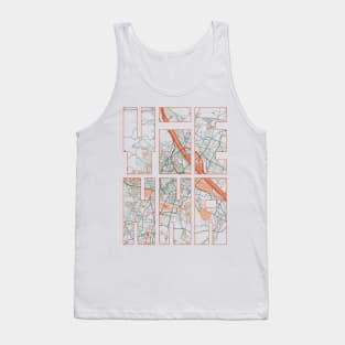 Vienna, Austria City Map Typography - Bohemian Tank Top